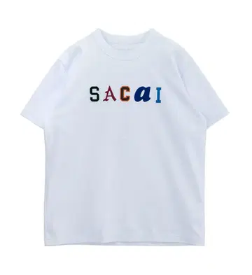SACAI 25SS Capsule Collection 티셔츠 화이트