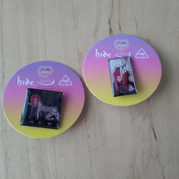 hide CD 자켓 & 로고 컬렉션 핀즈