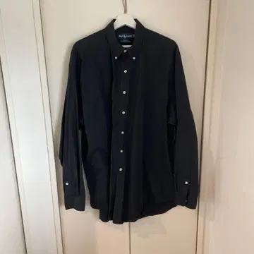 Ralph Lauren BLAKE 긴팔 셔츠 블랙 x 블랙 포니 올블랙