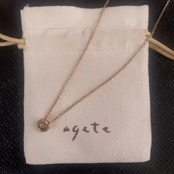 agete 골드 체인 목걸이
