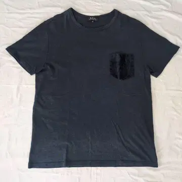 A.P.C. 반팔 티셔츠 네이비 M 사이즈