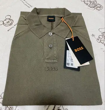 HUGO BOSS 미사용 새상품 남성용 피케 셔츠 M