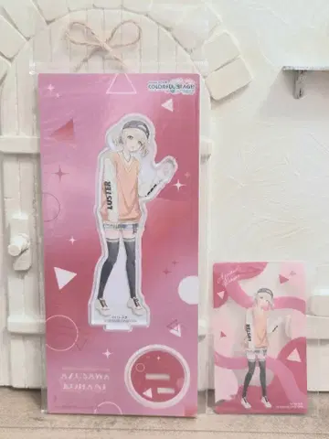 *프로세카* 아즈사와 코하네 아크릴 스탠드 + 클리어 카드 팝업