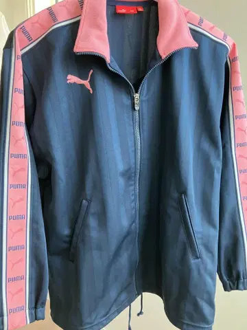 Puma 네이비 핑크 자켓 SS