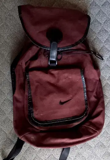 90s nike 나이키 캔버스 백팩 빈티지