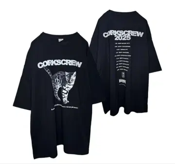 검은 꿈 Big Silhouette Tshirts CA 블랙 XL