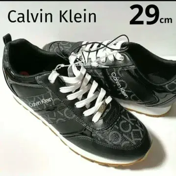 Calvin Klein 남성 스니커즈 블랙 미사용 29cm #009
