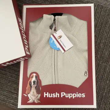 HushPuppies 베이지 LL 스웨터 골프웨어 트레이너 남성용