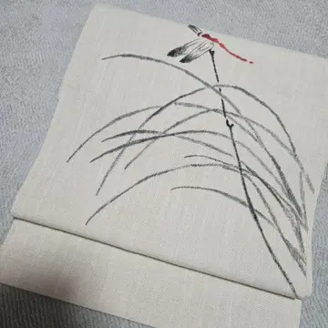 수작업! 여름 기모노, 유카타에 어울리는 8치수 나고야 오비 보관품