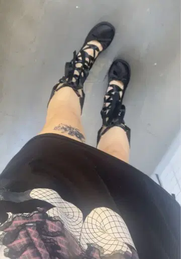 axes femme 신발 리본 통굽 레이스업 새틴 슈즈