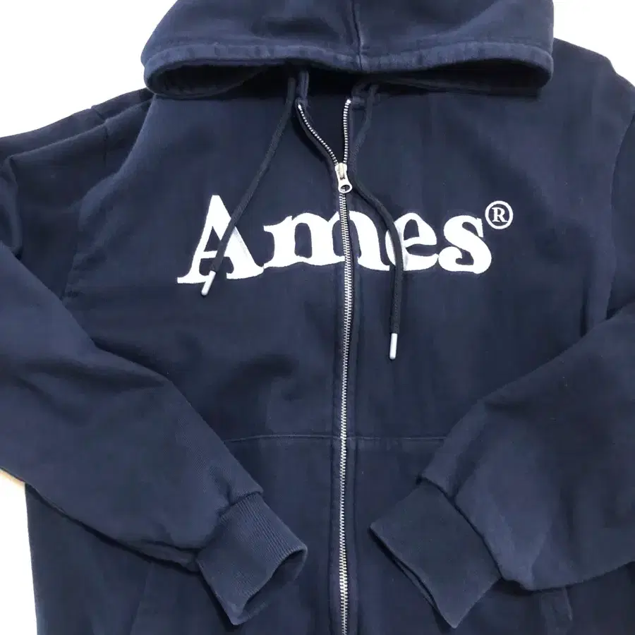 Ames Worldwide Hoodie Zip-Up Navy M #후드집업 on Bunjang Global