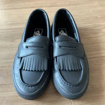vans 로퍼 블랙 24.5cm