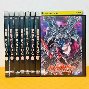 [기동전사 건담 유니콘] 총 7+1 총 8권 세트 렌탈 사용 DVD