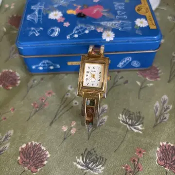 liebe 수동 와인딩 아날로그 시계 골드