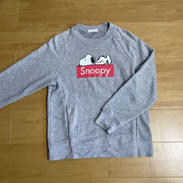 Snoopy 맨투맨 그레이