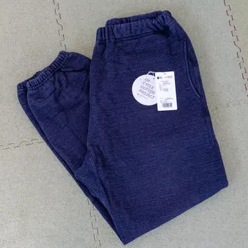 Recycled Cotton Sweat Pants L Black