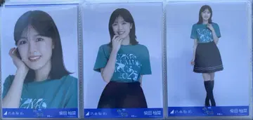 시바타 유나 노기자카46 미야기 공연 라이브 티셔츠 브로마이드 3종 컴플