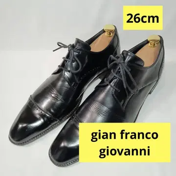 franco giovanni 스트레이트 팁 26cm 블랙 천연 가죽