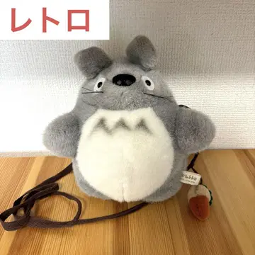 이웃집 토토로 봉제 인형 미니백 파우치 숄더백 레트로