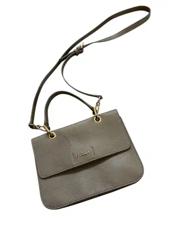 FURLA 훌라 숄더백 2way 얇은 타입 그레이 컬러