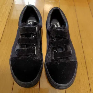 Vans 블랙 슬립온 스니커즈