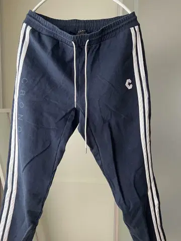 CRONOS XL 네이비 사이드 스트라이프 팬츠