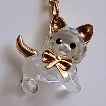 [새상품급] Swarovski 스와로브스키 고양이 목걸이