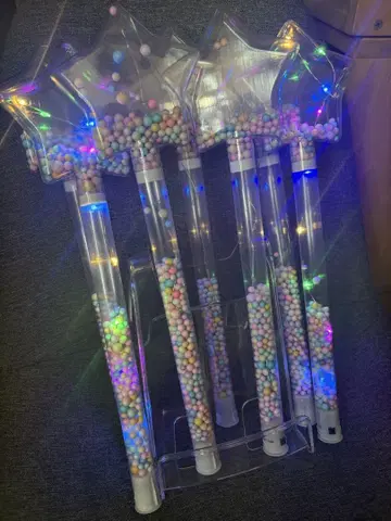 별 모양 LED 응원봉 7개 세트 빛나는 TOY 빛나는 장난감