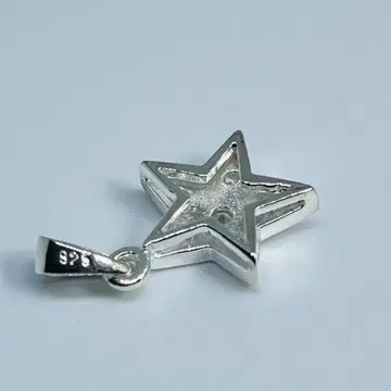 925 silver 목걸이 탑 별