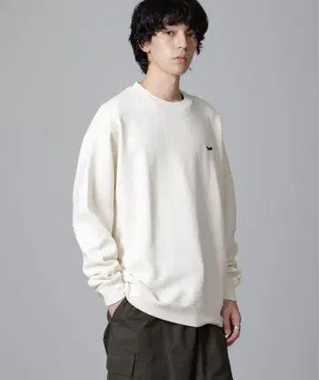 PENNEYS 아이보리 크루넥 트레이너 남성용 여성용