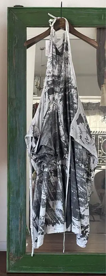 Funatabi Atlier 에이프런 원피스 먹색