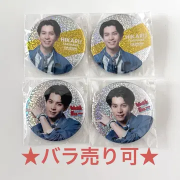 CUE DREAM JAM-BOREE 2025 캔뱃지 타키하라 히카루 4점