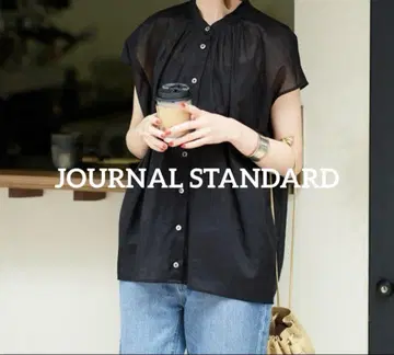 [컨디션 최상] JOURNAL STANDARD 80수 론 택 셔츠 블랙