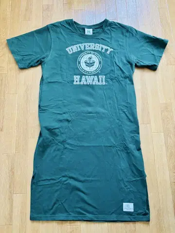 [미사용] Hawaii 대학 원피스 그린 프리 사이즈