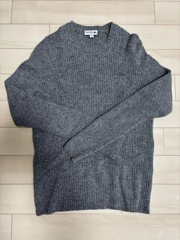 LACOSTE 와플 스티치 스웨터 니트