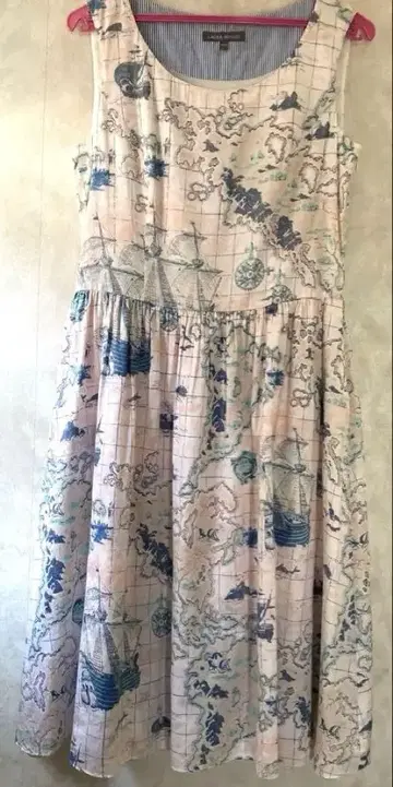 LAURA ASHLEY 지도 도안 원피스 11호