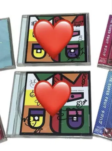 스파후루 멤버 전원 낙서 CD 6매 세트