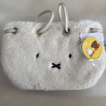 미피 인조 모피 페이스 토트백 Dick Bruna