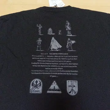 STAR WARS 블랙 T셔츠 택 포함 새상품