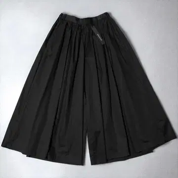 새상품 mizuiro ind 23SS 개더 와이드 팬츠 초와이드 블랙