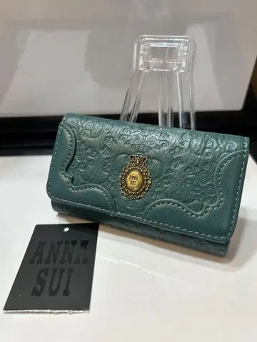 새상품급 ANNA SUI 4연 키케이스 그린