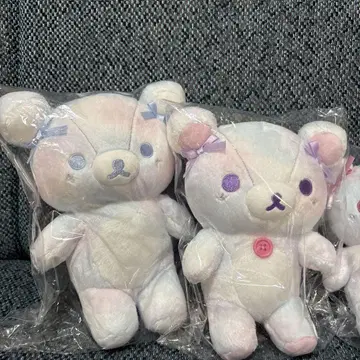 리락쿠마 코리락쿠마 하늘의 빙글빙글 솜사탕 봉제 인형 2개
