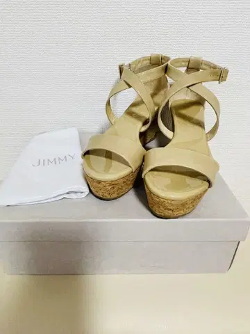 JIMMY CHOO 지미추 웨지 샌들