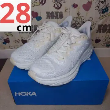 HOKA 클리프톤8 화이트 28cm