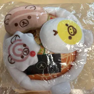 리락쿠마 모-옷토 중화 시리즈 라멘 봉제 인형 세트