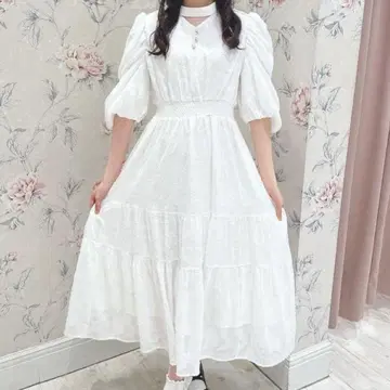 evelyn 볼륨 슬리브 원피스