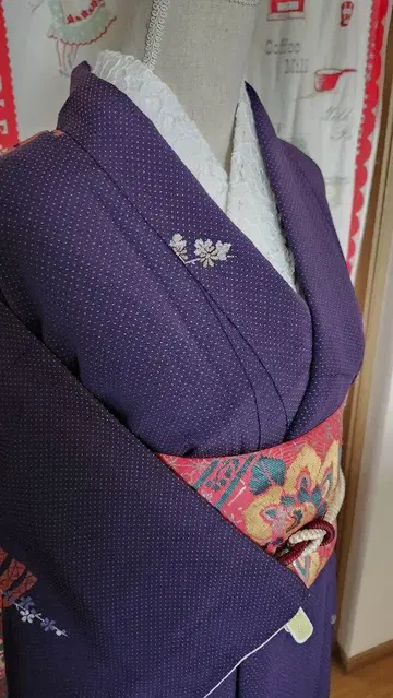 보라색 깔끔 스타일