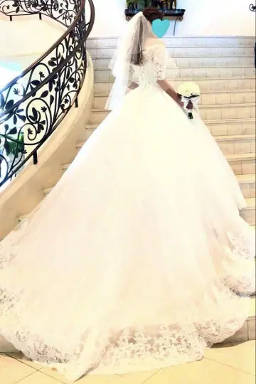 웨딩드레스 롱 트레인 YNS wedding