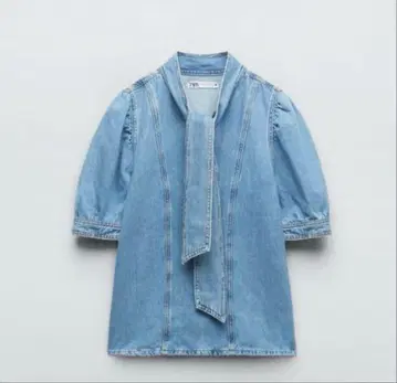 ZARA 데님 블라우스