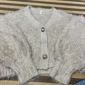 릴리 브라운 베이지 가디건